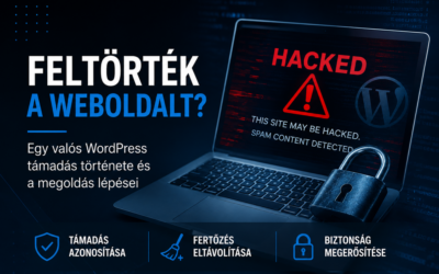 „Feltörték a weboldalamat!”
