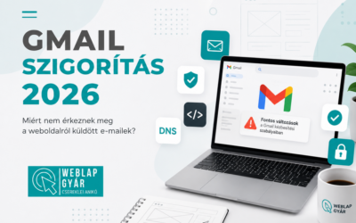 Gmail szigorítás 2026 – Miért nem érkeznek meg a weboldalról küldött e-mailek?